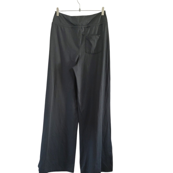 Old Navy Black Pull On Wide-Leg Hi-Rise Pants - Picture 2 of 3